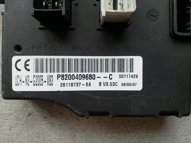 Модуль управління (ЕБУ) іммобілайзеру 8200409680 RENAULT