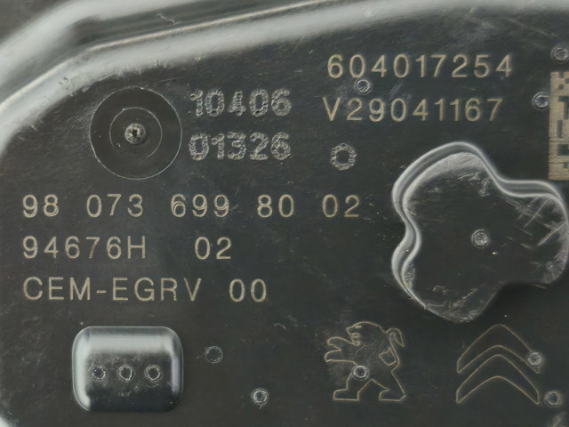 Клапан EGR 9807369980 PEUGEOT