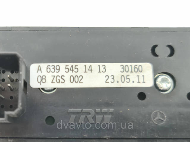 Кнопковий блок керування склопідіймачами передній правий A6395451413 MERCEDES