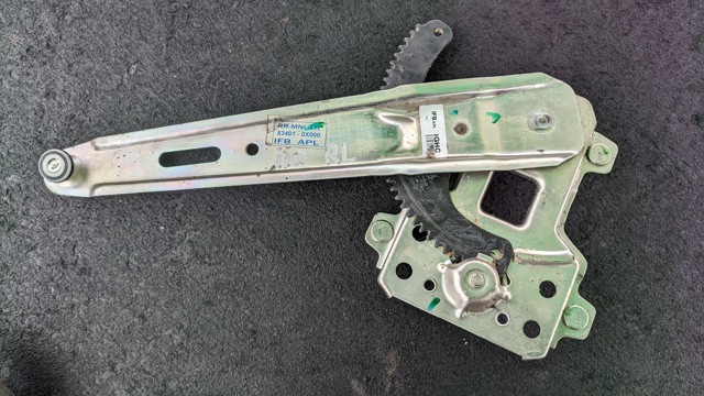 Механізм склопідйомника двері задньої, лівої 834010X000 HYUNDAI