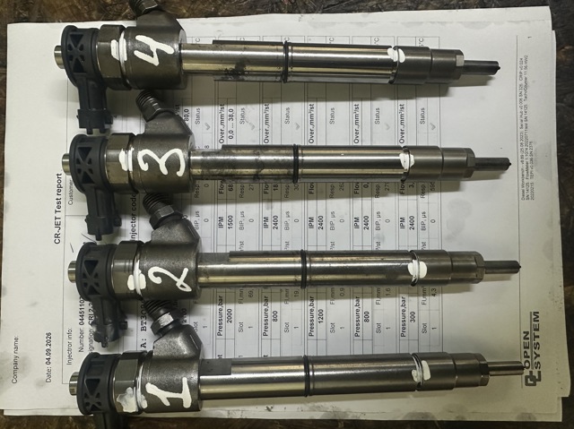 Форсунки електромагнітні 0445110713 OPEL