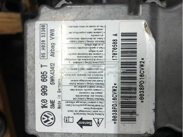 Блок управління airbag 1K0909605T VAG