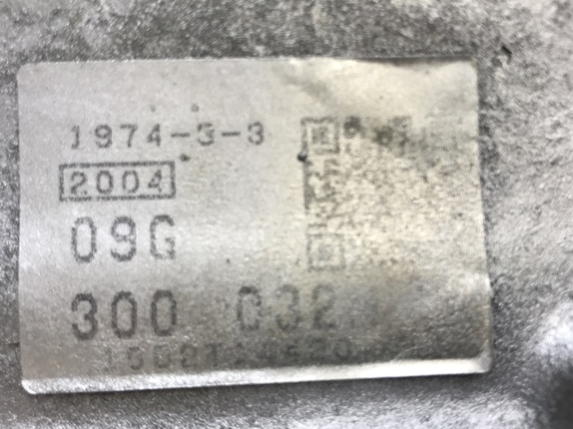 АКПП в зборі (автоматична коробка передач) 09G300032M VAG