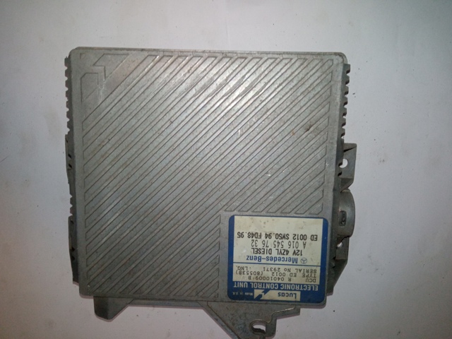 Комп'ютер двигуна A0165457632 MERCEDES