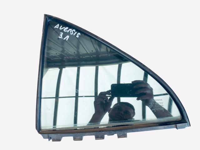 Скло-кватирка двері, задньої, лівої 6812405050 TOYOTA