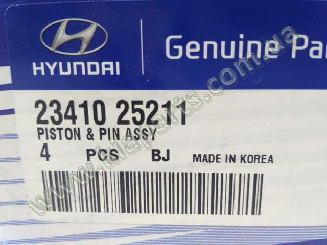 Поршнекомплекти без кілець 2341025211 HYUNDAI