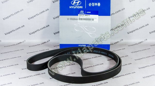 Ремінь приводний, агрегатів 252124A011 HYUNDAI