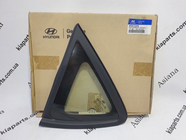 Скло кузова/багажного відсіку, ліве 878102L010 HYUNDAI