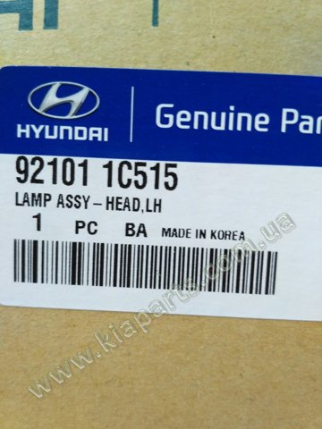 Фари 921012C031 HYUNDAI
