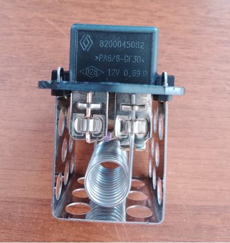 Резистор (сопротивление) вентилятора печки (отопителя салона) 8200045082