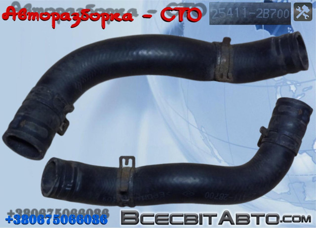 Шланг/патрубок радіатора охолодження, верхній 254112B700 HYUNDAI