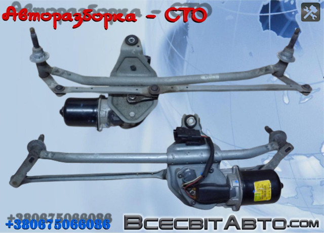 Двигун склоочисника лобового скла (трапеції) 53554202 RENAULT
