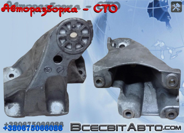 Кронштейн подушки (опори) двигуна, правої 7L6199308C VAG