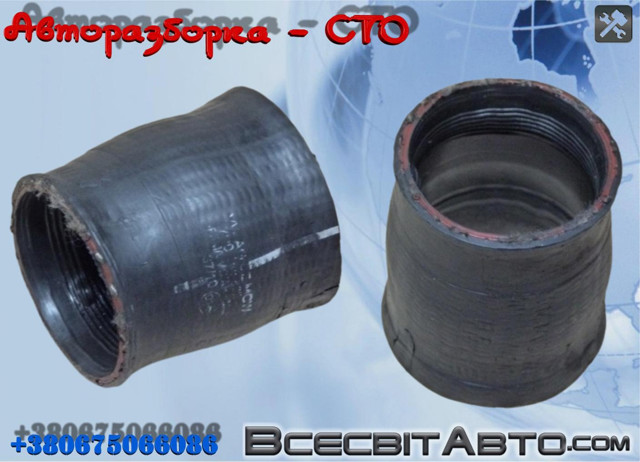 Патрубок повітряний, вихід з турбіни (наддув) 7P0145832A VAG