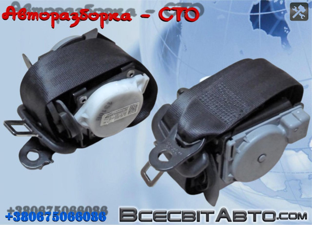Пасок безпеки задній лівий 7P0857805 VAG