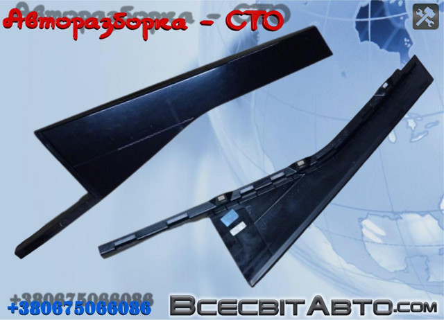 Накладка задньої двері, правої, вертикальна 7P6839904 VAG