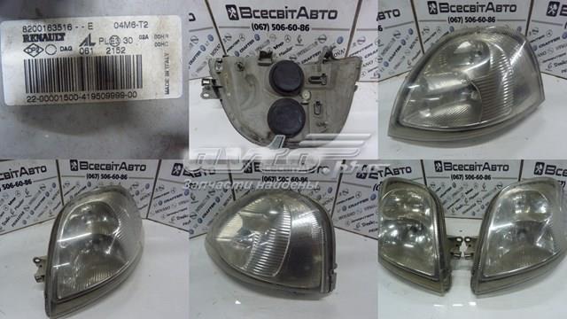 Фара ліва 8200163516 RENAULT