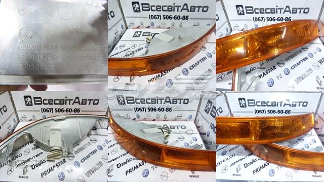 Передній ліхтар покажчика повороту 8200163914 RENAULT