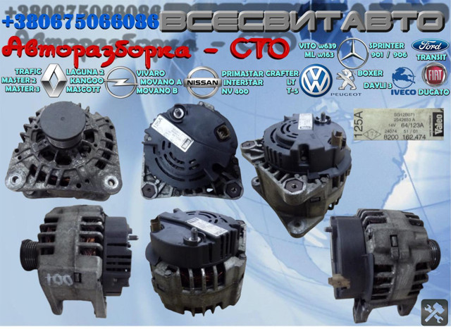 Генератор автомобільний 986045241 BOSCH