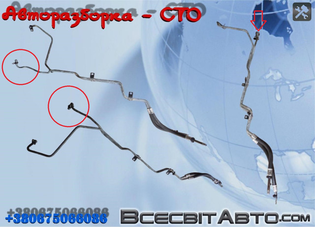 Трубка охолодження автоматичної коробки передач A1645001972 MERCEDES