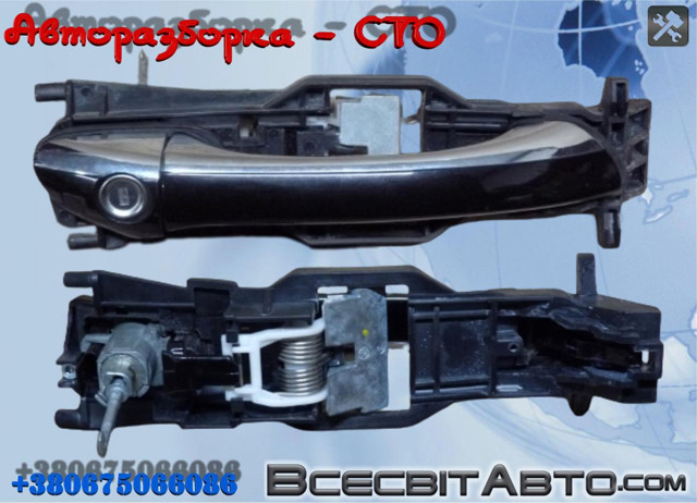 Ручка передніх дверей зовнішня, права A2117600870 MERCEDES