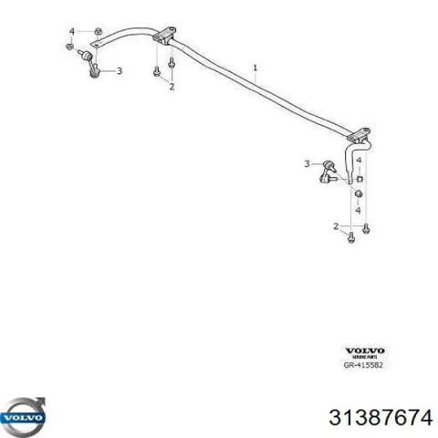 Яйця на стабілізаторі задні 31387674 VOLVO