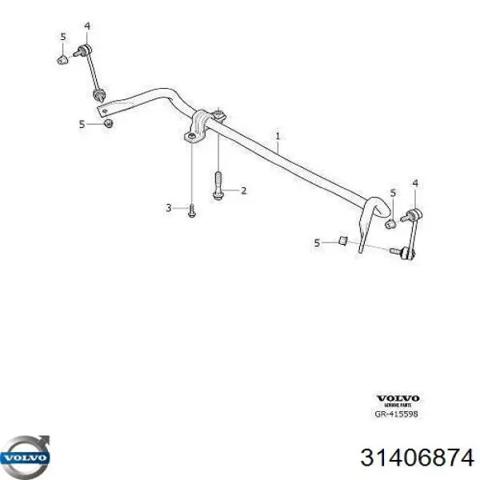 Яйця на стабілізаторі передні 31406874 VOLVO