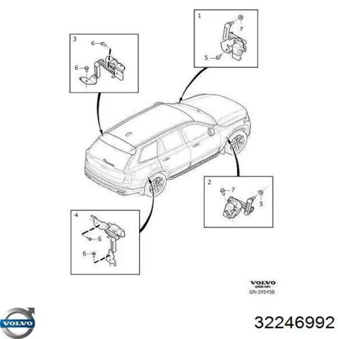 Датчик рівня положення кузова, передній правий 32246992 VOLVO
