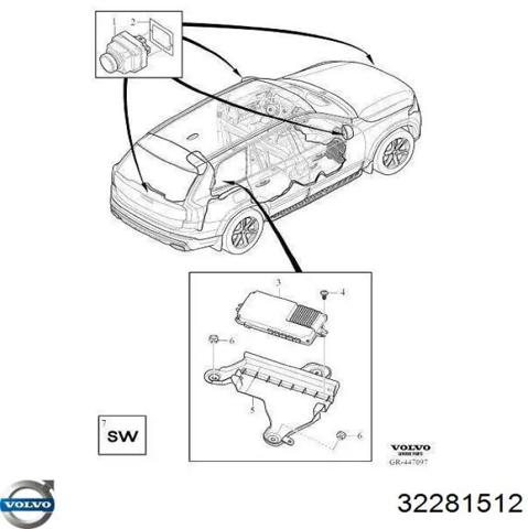 Модуль керування камерою 32281512 VOLVO