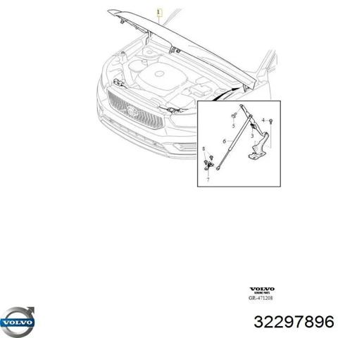 Капот 32297896 VOLVO