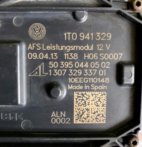 Модуль управління світлом фар 1T0941329 VAG
