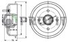 Барабан гальмівний задній 50200024 PROFIT