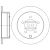 Диск гальмівний задній SD4333 HI-Q