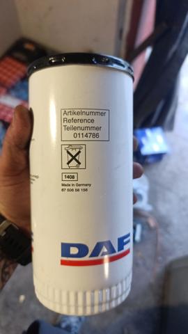 Фільтр масляний ДВЗ 0114786 DAF