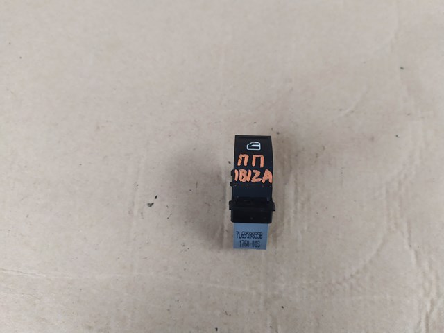 Кнопка вмикання двигуна склопідіймача передня права 7L6959855 VAG
