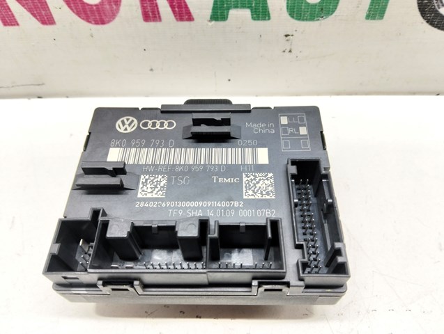 Блок комфорту передніх дверей 8K0959793D VAG