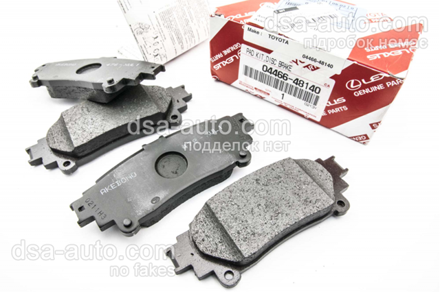 Колодки гальмівні задні, дискові 0446648140 TOYOTA