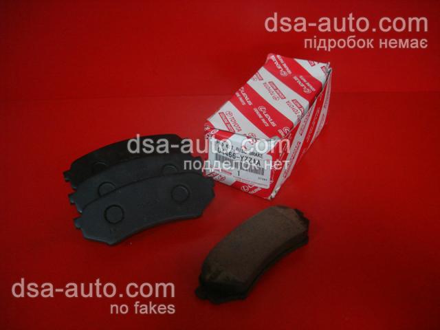 Задні дискові колодки 04466YZZAA TOYOTA