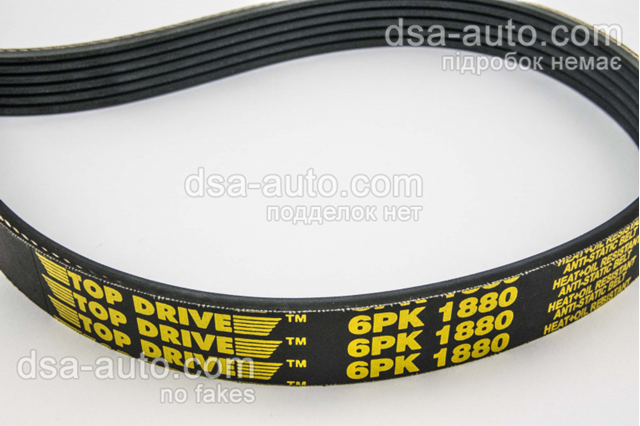 Ремінь кондиціонера 6PK1880 TOP DRIVE