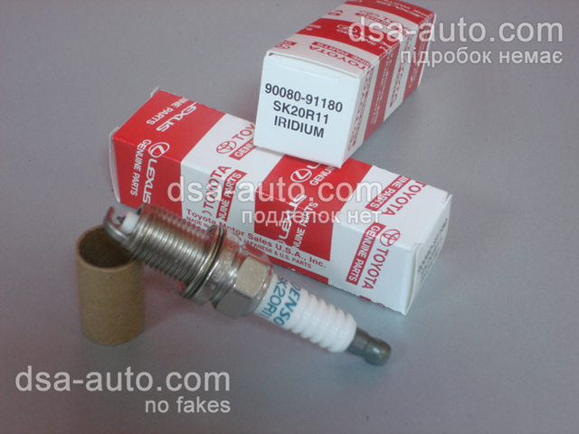 Свічки запалювання (запальні) і дроти 9008091180 TOYOTA