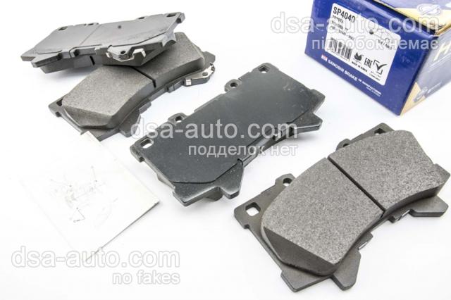 Колодки гальмівні передні, дискові SP4040 HI-Q