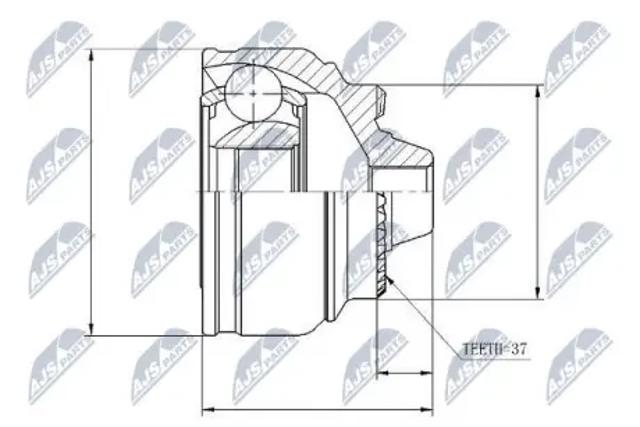 Граната колісна NPZBM009 NTY