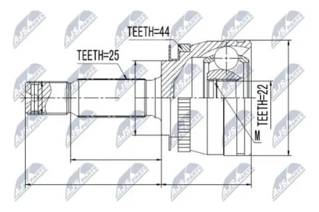 Граната зовнішня NPZKA312 NTY