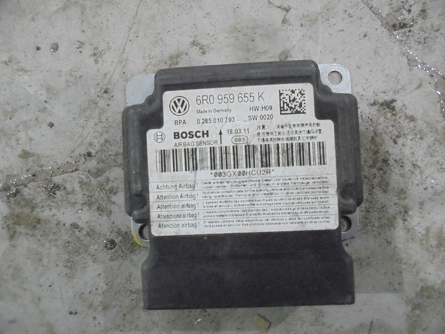 Б/у блок управления air bag skoda rumster  (2007-2014) код: 2996 6R0959655K