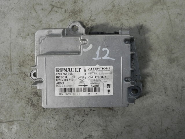 Модуль-процесор керування подушки безпеки 8200563368 RENAULT