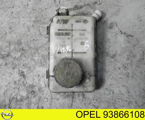 Бачок головного гальмівного циліндру 93866108 OPEL