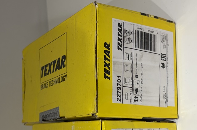 Передні гальмівні колодки 2279701 TEXTAR