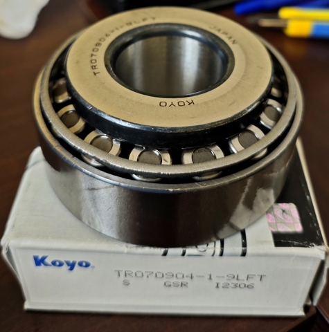 Підшипник хвостовика переднього моста, внутрішній TR07090419LFT KOYO