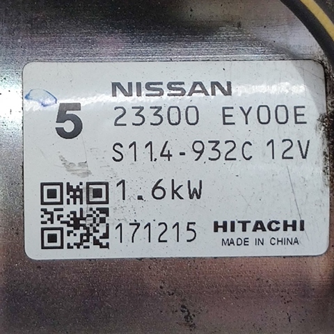 Стартер двигуна 23300EY00E NISSAN