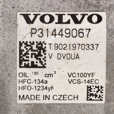 Насос кондиціонера 31449067 VOLVO